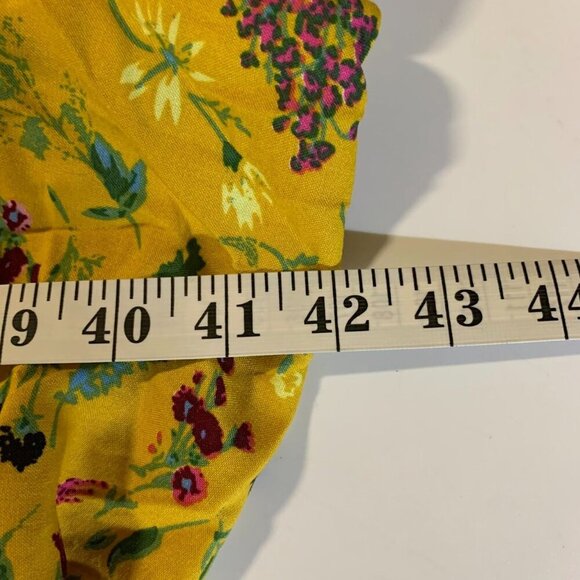 Tuesday Women's Floral Deep‎ V Neck Long Drape Sleeve Pullover Caftan One Size - Picture 10 of 11